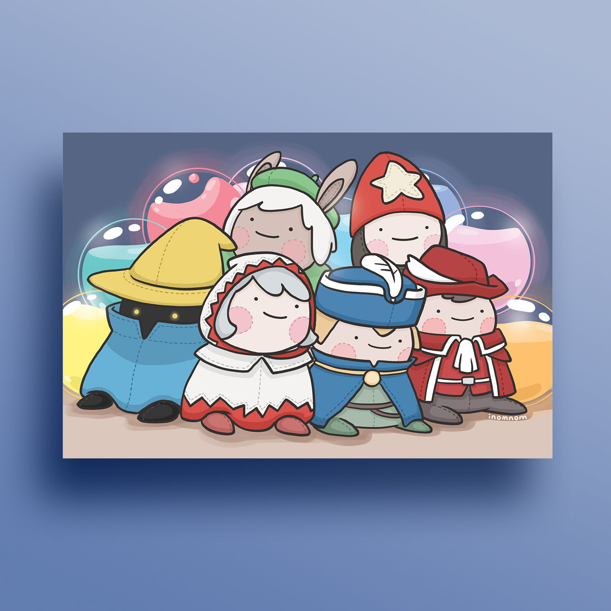 inomnom Final Fantasy Mages Big Print (12"x18")