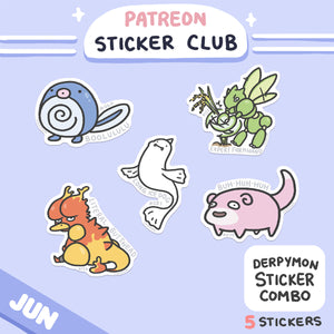 June 2023 Derpymon Sticker Rewards