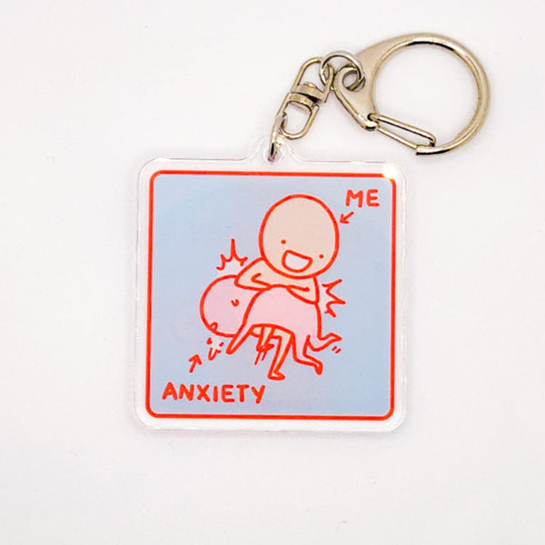 Me & Anxiety Keychain