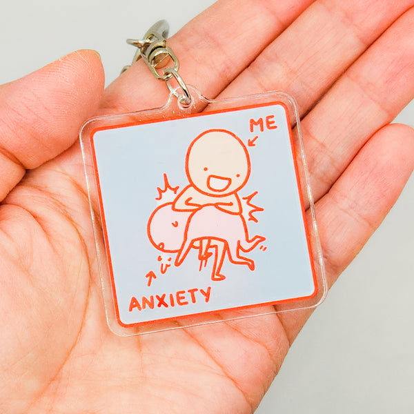 Me & Anxiety Keychain