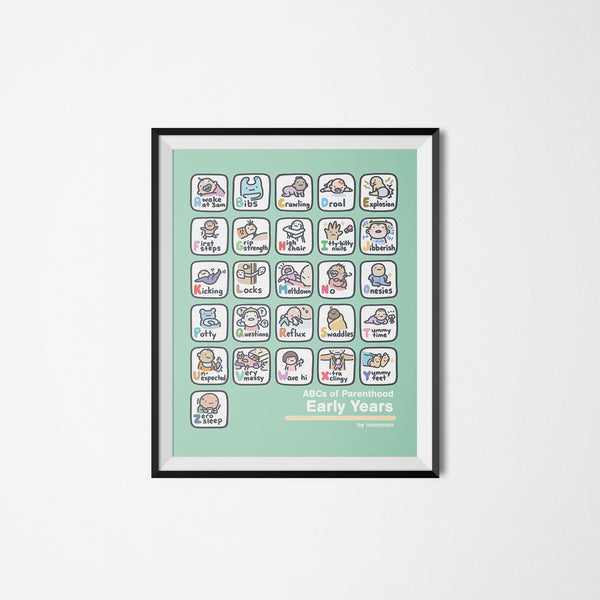 ABCs of Parenthood: Early Years Art Print