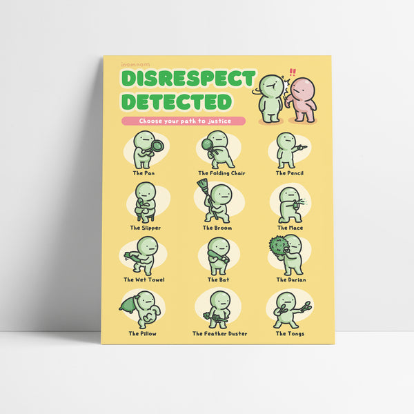 Smiski: Disrespect Detected Art Print