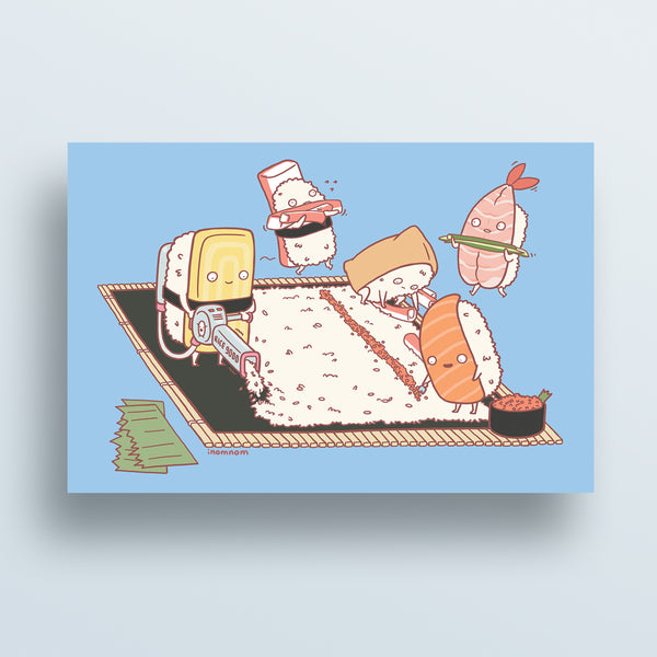 Sushi Making Sushi Big Print (12"x18")