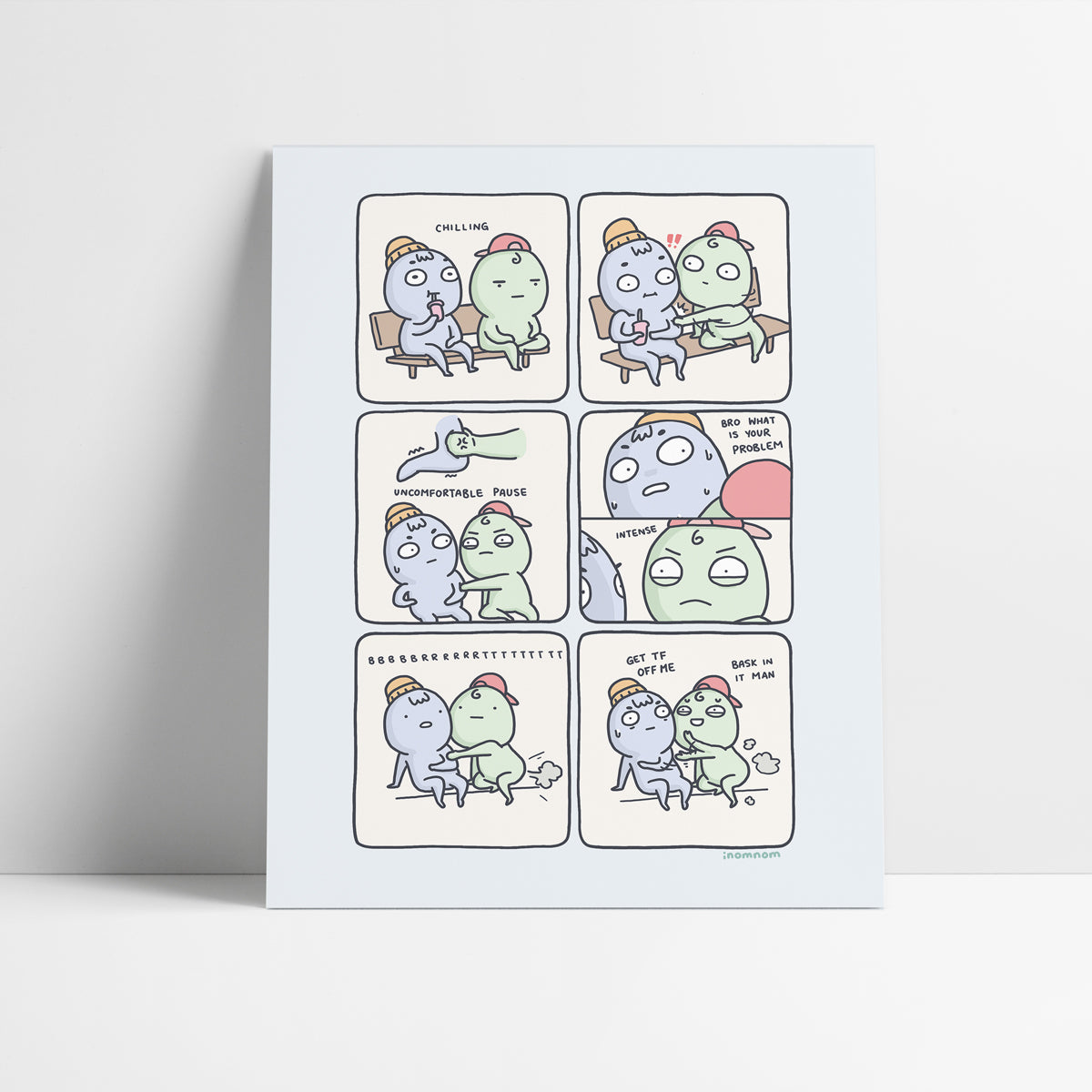 Friendship Farts Comic Print