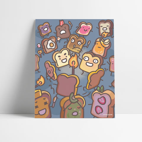 Toast Cult Art Print