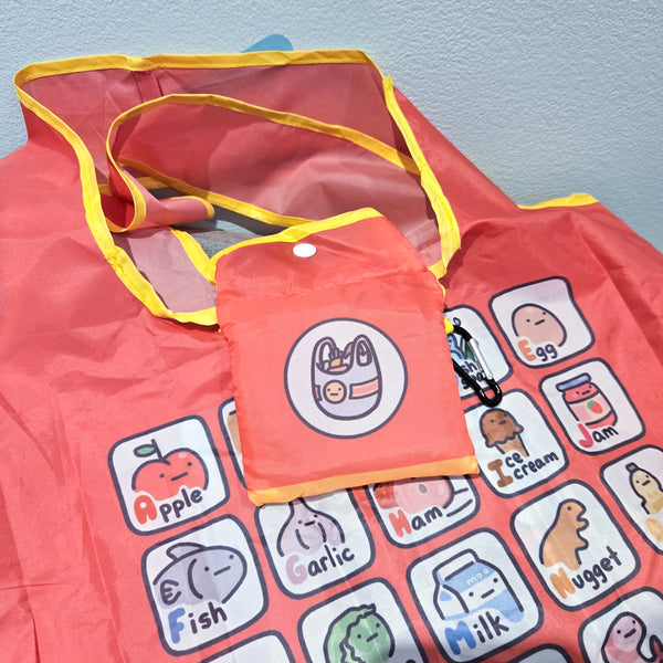 ABCs of Grocery Shopping Foldable Tote Bag