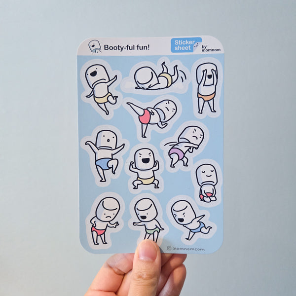 Bootyful Fun Sticker Sheet