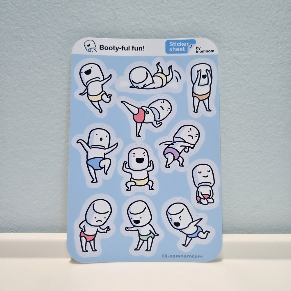 Bootyful Fun Sticker Sheet