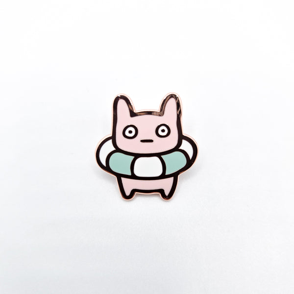 Bunny Floatie Enamel Pin