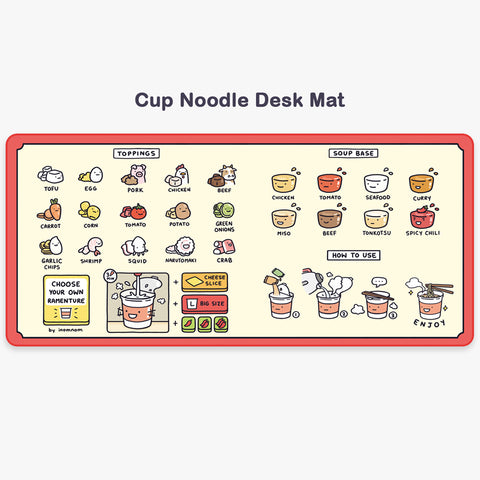 Cup Noodle Desk Mat
