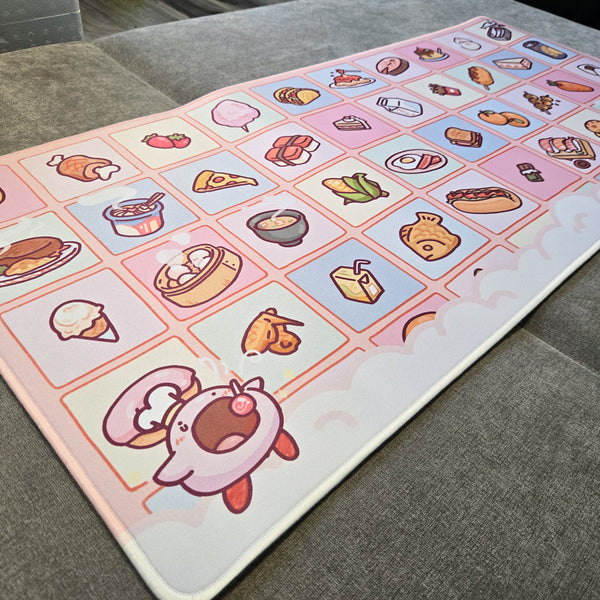 Kirby's Dinner Menu Desk Mat