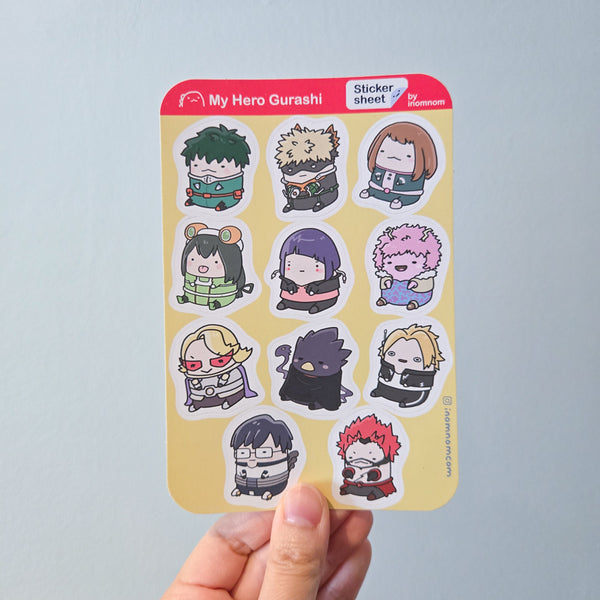 My Hero Gurashi Sticker Sheet