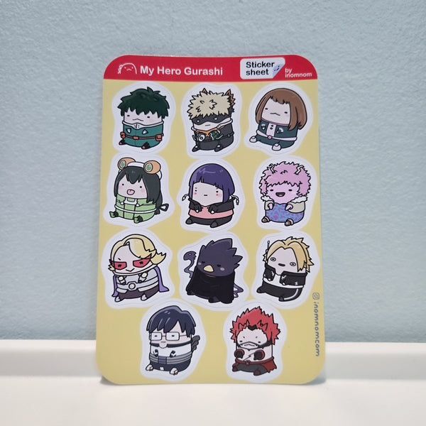 My Hero Gurashi Sticker Sheet