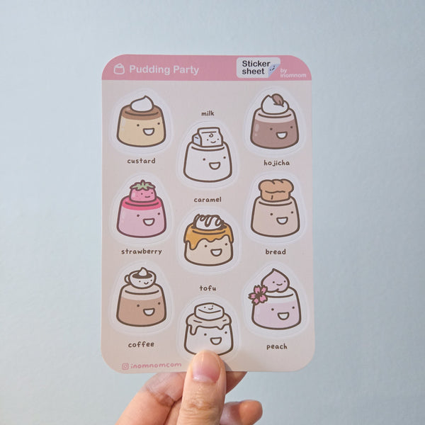 Pudding Party Sticker Sheet