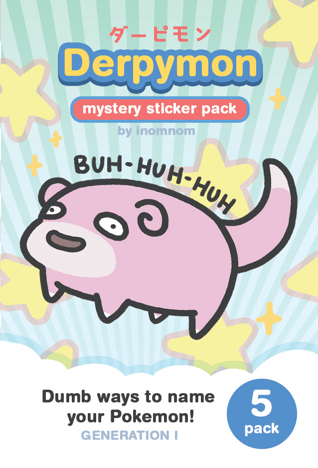 inomnom - Derpymon Mystery Sticker Pack