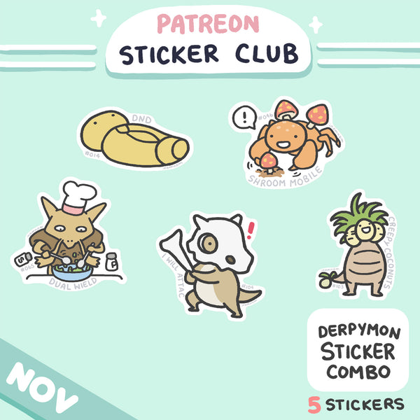 November Derpymon Sticker Rewards