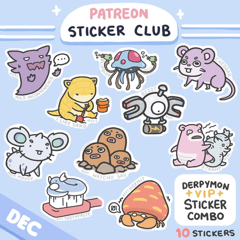 December Derpymon Sticker Rewards