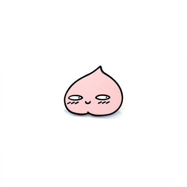 Peachy peach enamel pin