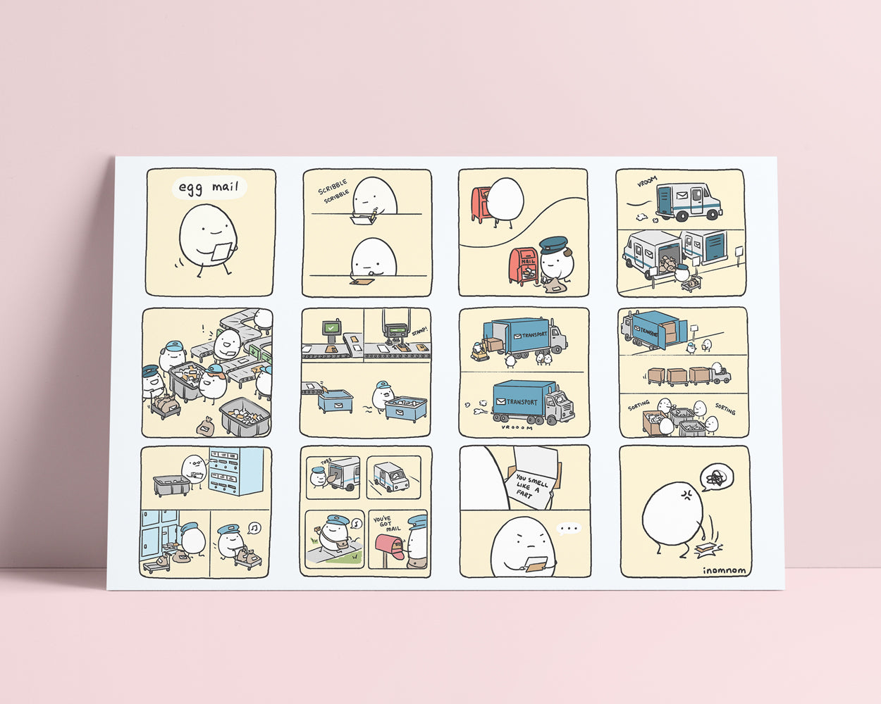 Egg Mail Big Print (12"x18")