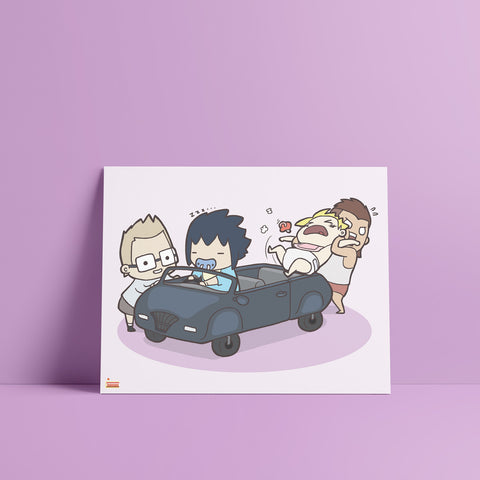 Baby FFXV Final Fantasy Art Print