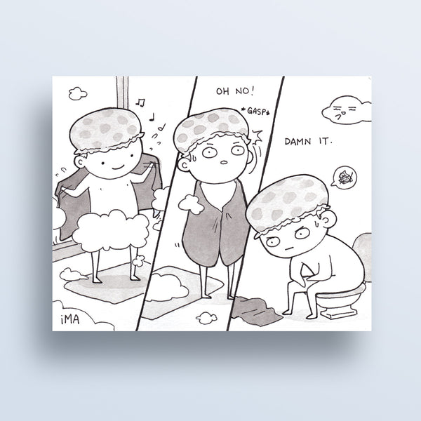 Shower Betrayal Ink Print