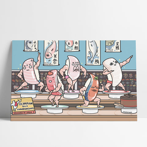 Buff Sushi Big Print (12"x18")