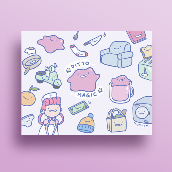Ditto Magic Art Print
