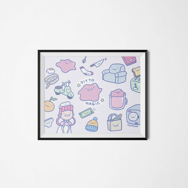 Ditto Magic Art Print