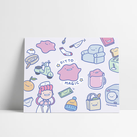 Ditto Magic Art Print