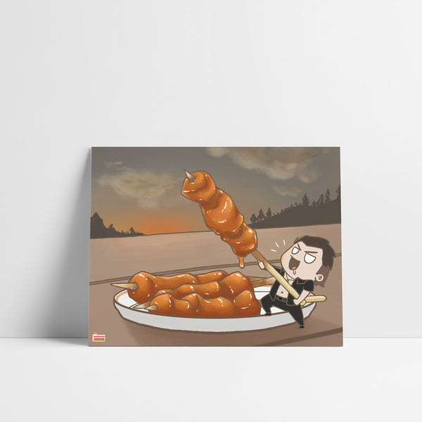 FFXV Final Fantasy Food set Gladiolus art print