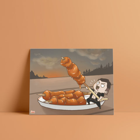 FFXV Final Fantasy Food Gladiolus Amicitia art print