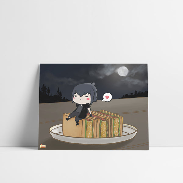 FFXV Final Fantasy Food set Noctis art print