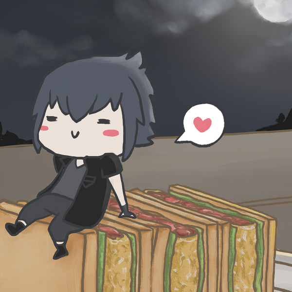 FFXV Final Fantasy Food Noctis Caelum art print close up