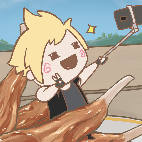 FFXV Final Fantasy Food Prompto Argentum art print close up