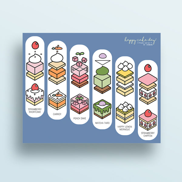 Happy Cake Day: Fresh Cakes Art Print