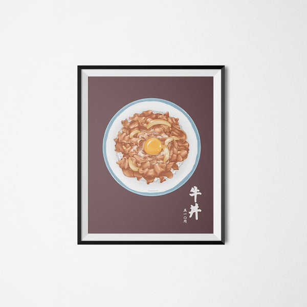 Gyudon Art Print