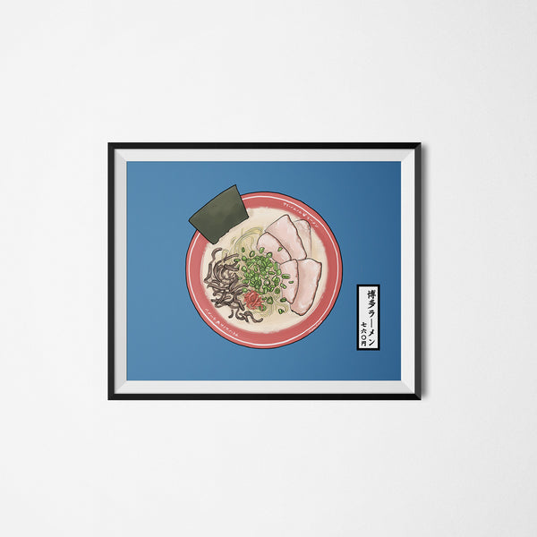 Hakata Ramen Art Print