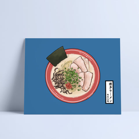 Hakata Ramen Art Print