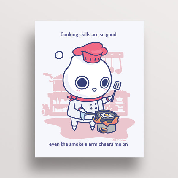 Milk-kun RPG series: Chef Art Print