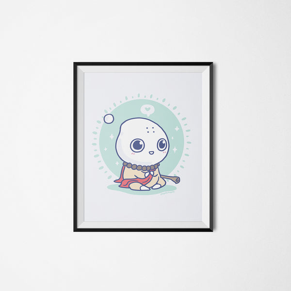 Milk-kun RPG series: Monk Art Print