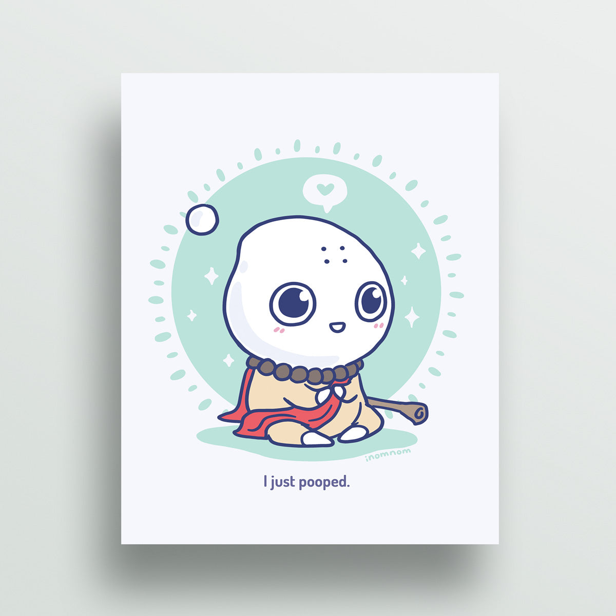 Milk-kun RPG series: Monk Art Print