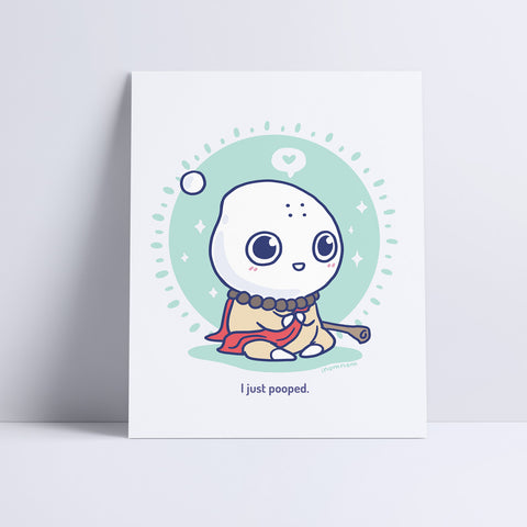 Milk-kun RPG series: Monk Art Print