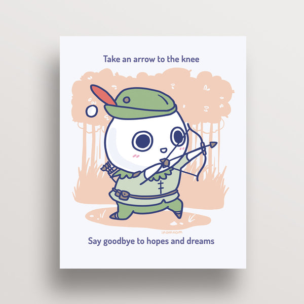 Milk-kun RPG series: Ranger Art Print