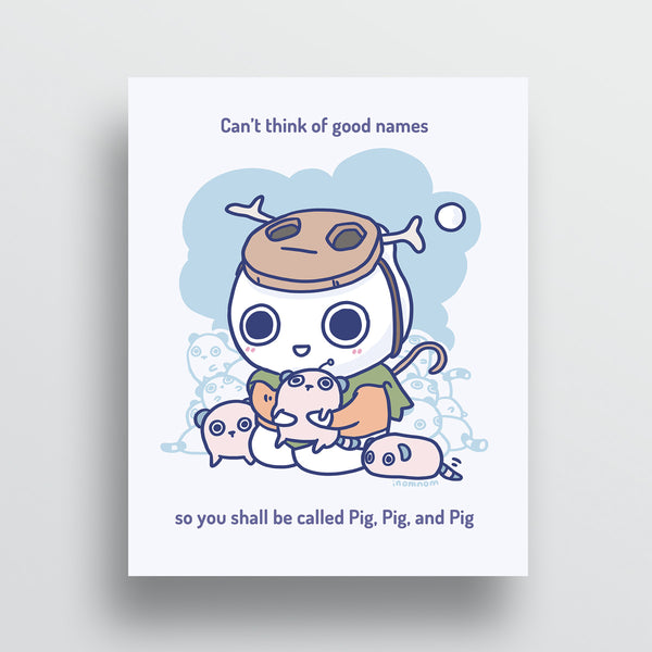 Milk-kun RPG series: Tamer Art Print