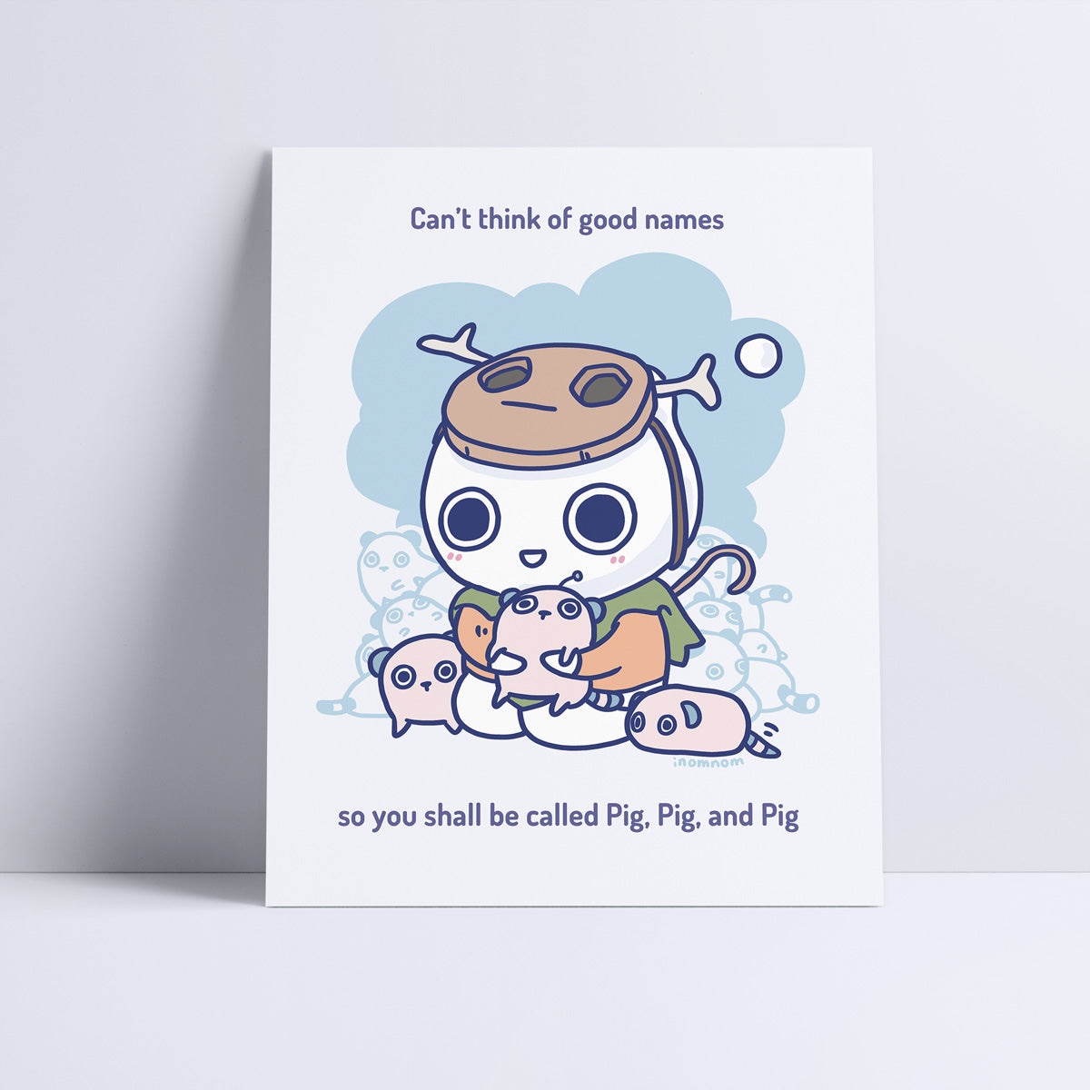 Milk-kun RPG series: Tamer Art Print
