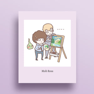 Bob Ross & Friends: Mob Ross Art Print