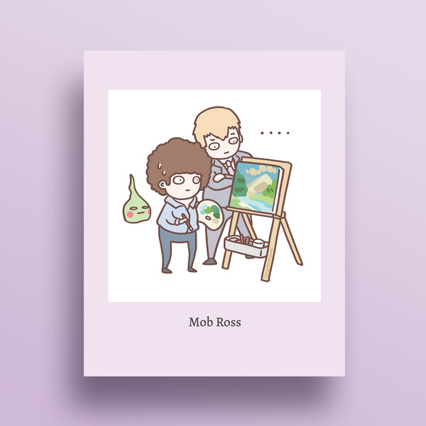 Bob Ross & Friends: Mob Ross Art Print