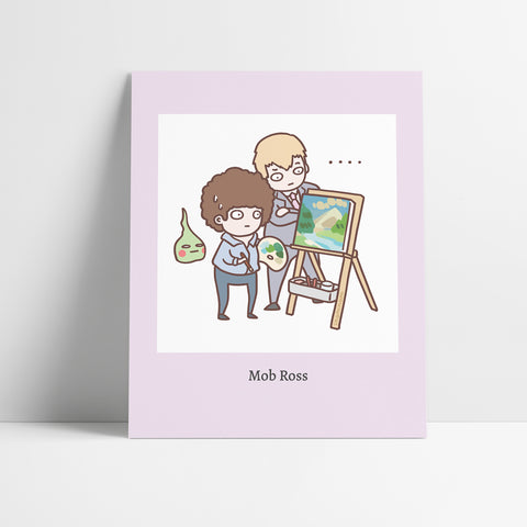 Bob Ross & Friends: Mob Ross Art Print