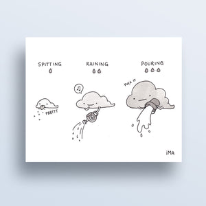 Rain Levels Ink Print