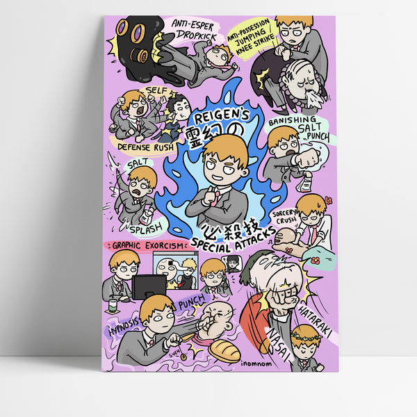 Reigen's Special Attacks Big Print (12"x18")